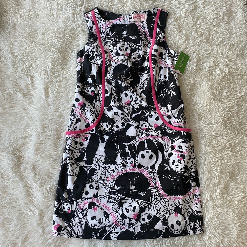 NWT Rare Lilly Pulitzer Pandamonium Shift Dress